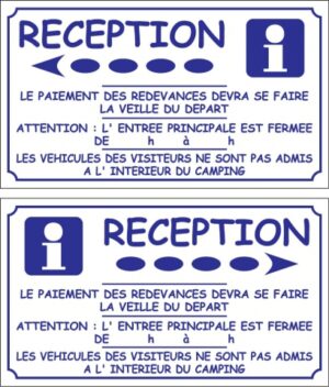 Réception + flèche + redevance