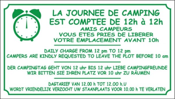 La journée de camping est comptée...