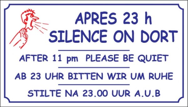 Après 23h, silence on dort