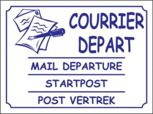 Courrier départ