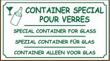 Container spécial verre