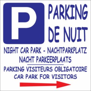 Parking de nuit - Parking visiteurs obligatoire