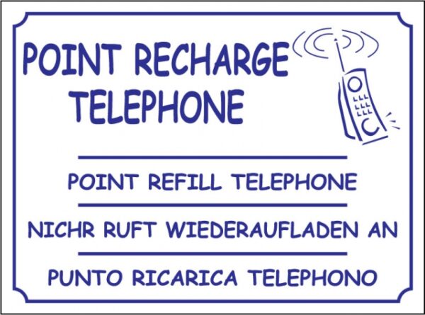Point recharge téléphone