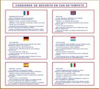 Consignes de sécurité en cas de tempête