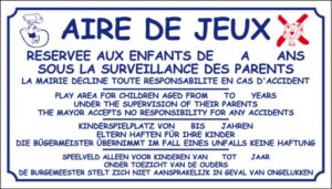 Aire de jeux + info mairie
