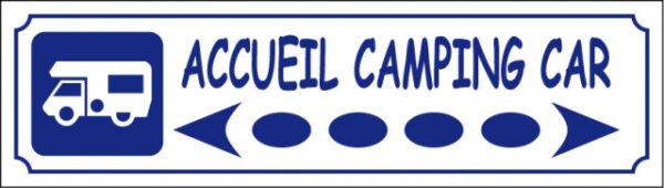 Accueil camping-car directionnel