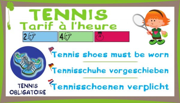 Tennis + tarif ND