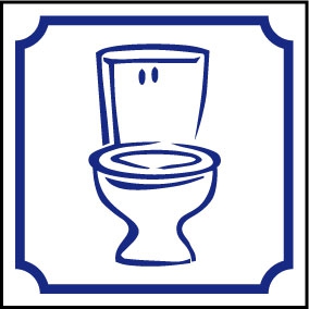 Sanitaires Logo WC cuvette