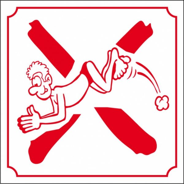 Interdit de plonger (logo)