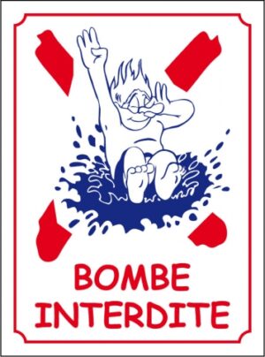 Bombe interdite logo