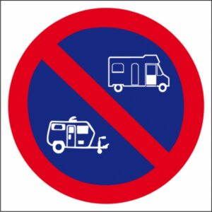 Stationnement interdit camping-car / caravane