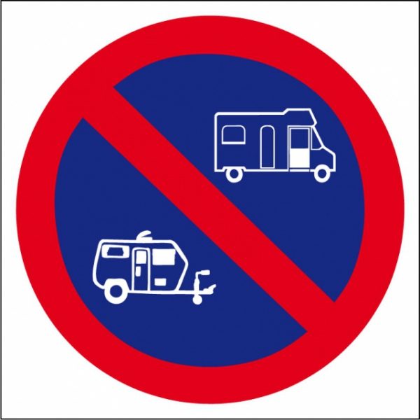 Stationnement interdit camping-car / caravane