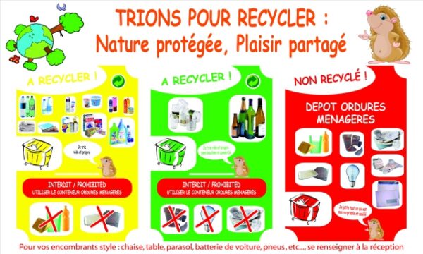Tri sélectif 3 postes