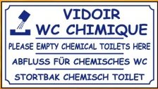 Vidoir WC chimique