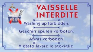 Vaisselle interdite