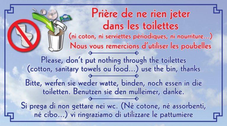 Ne Rien Jeter Dans Les Toilettes Humour