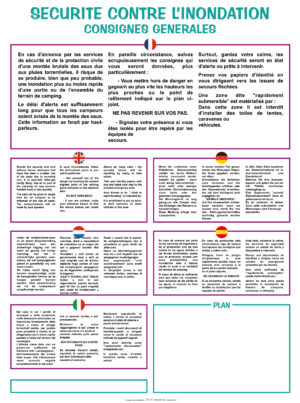 EBCD Signalétique Camping - IE002 Réglement inondation gm + plan 750x1000