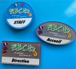 EBCD Signalétique Camping - badges