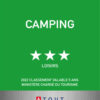 EBCD Signalétique - Plaque reclassement - Camping-loisirs-3-étoiles