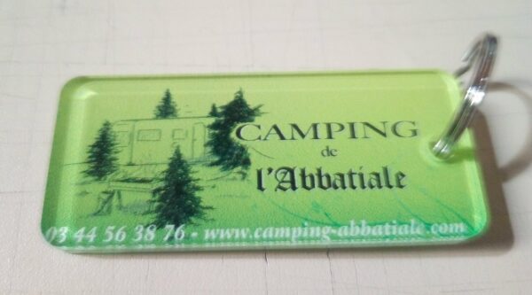 EBCD Signalétique - Camping Abbatiale porte-clé