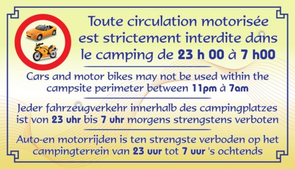 Circulation motorisée strictement interdite