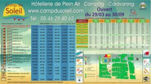 Panneau Tarif d'entree