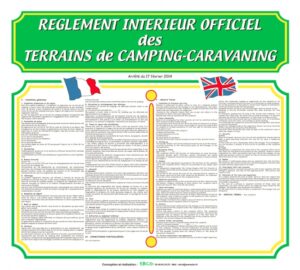 Règlement intérieur officiel 2 langues