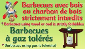 Barbecues à gaz tolérés