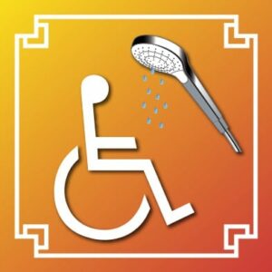 Logo douche handicapé ND