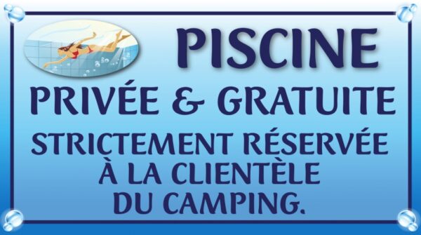 Piscine gratuite et privée