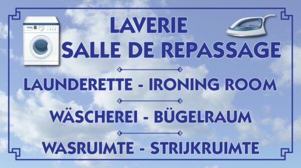 Laverie - Salle de repassage