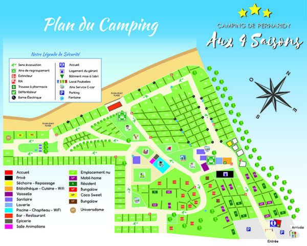 Plan camping sur plaque métal