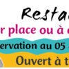 EBCD Signalétique - Panneau routier Restaurant - Aqua 3 Masses
