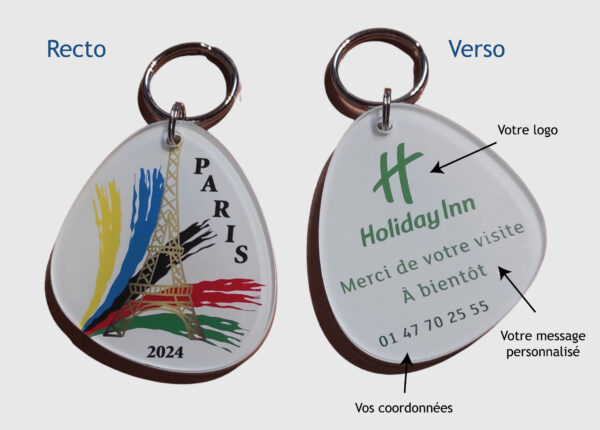 porte clé personnalisé - EBCD signalétique