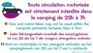 EBCD Signalétique Camping - CE016 Circulation motorisé