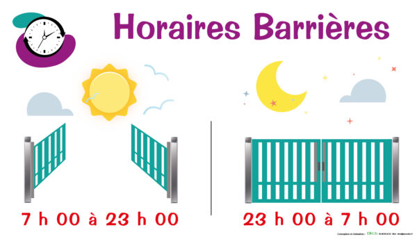 EBCD Signalétique Camping - CE033 portail ouvrant