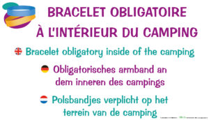 EBCD Signalétique Camping - CE035 bracelet obligatoire
