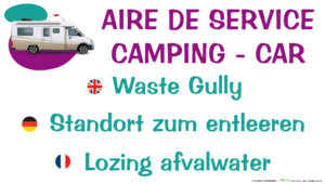 EBCD Signalétique Camping - EE005 Aire de service camping-car