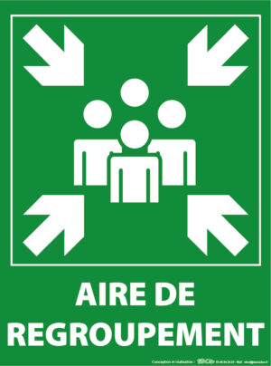 EBCD Signalétique Camping - IE009 Aire de regroupement