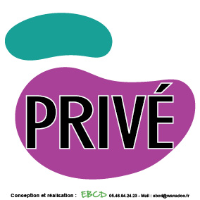 EBCD Signalétique Camping - LE015 Privé