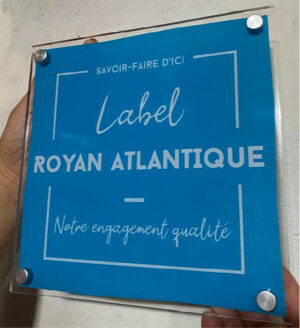 EBCD Signalétique Camping - Plaque plexi label royan atlantique