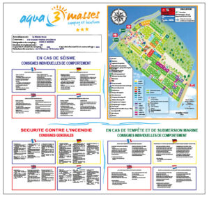 EBCD Signalétique Camping - RCOMBI1m Reglement 1mx1m