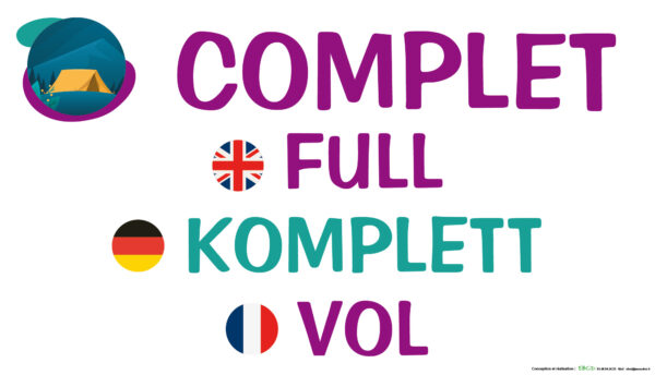 EBCD Signalétique Camping - RE002 Complet