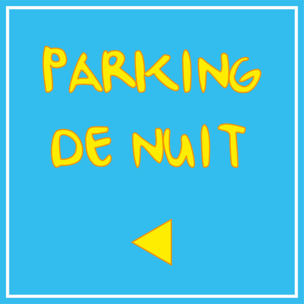 EBCD Signalétique Camping - Camping Paradis - EN041CP - parking de nuit 500x500