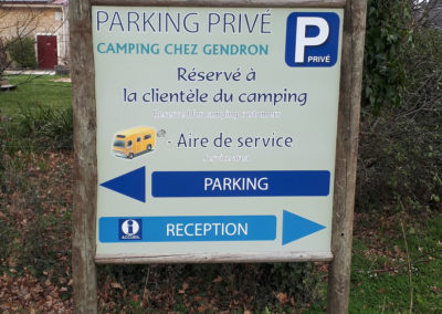 Panneau Parking privé