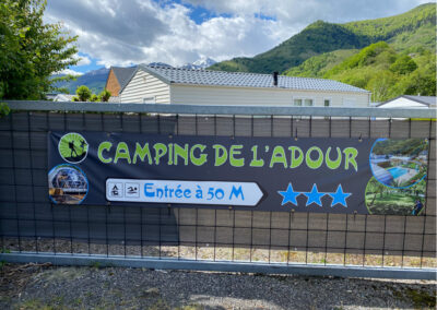 EBCD Signalétique Camping - Bache Camping de l'Adour Bache