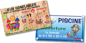 EBCD - Signalétique Camping - Chaines camping panneaux