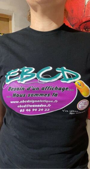 EBCD - Publicité - T-shirt personnalisé