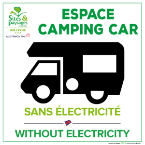 EBCD Signalétique Camping - Sites & Paysages - Camping-car 400 X 400 R009B SP