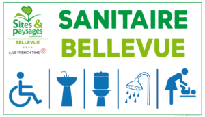 EBCD Signalétique Camping - Sites & Paysages - Sanitaire 400x700 S029 SP